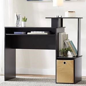 [Hot Item] Home Furniture Office Cheap Wooden Simple Computer Table Office Desk with Bookshelf