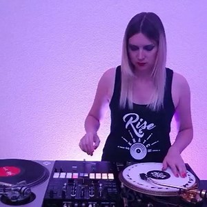 Too tough  @djelizamay with some cutty on Chicken Scratch #Repost: Practicing my kuts wearing "Rise & Skratch" tank by @djnikkiduran . Get yours! Also shoutout to @txscratchleague for the record! #vinyl #skratch #riseandskratch #txscratchleague | Texas Scratch League | Facebook