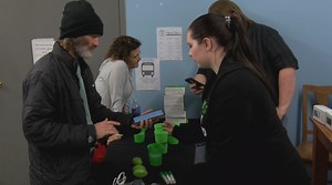 Cricket Wireless gives free phones to vistors of The Warming Shelter