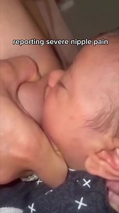 Have you ever seen your nipple come out looking like a tube of lipstick? 💄 Nipple pain and a shallow latch were the reasons this mom asked to participate in our new program Help with Latching & Positioning. She described nursing during the first week as brutal with severe pain. Her baby was struggling to latch and was tugging, pulling back, pushing the breast away, all resulting in a shallow latch that was causing damage to mom’s nipples. They were feeling discouraged. ‌ When her baby latched, 