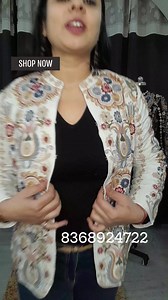 3.9K views · 71 reactions | The launch of short boho jackets in another stunning colour! Sizes-32 to 46 #boho #jackets #arihantboutique #embroidery #coat #blazers #bohostyle #bohemian | Arihant Boutique | Facebook