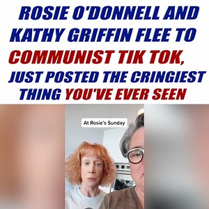 Rosie O'Donnell and Kathy Griffin flee To Tik Tok to post CRINGE | Rob Smith