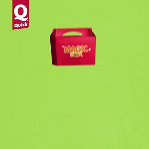 📣 Tu as faim et envie de faire un puzzle ? Ça tombe bien : dans ta Magic Box, tu trouveras des délices Quick magiques et un chouette puzzle des Lapins Crétins. Collectionne-les, régale-toi… et bon puzzle. 👀 | Quick Belgium
