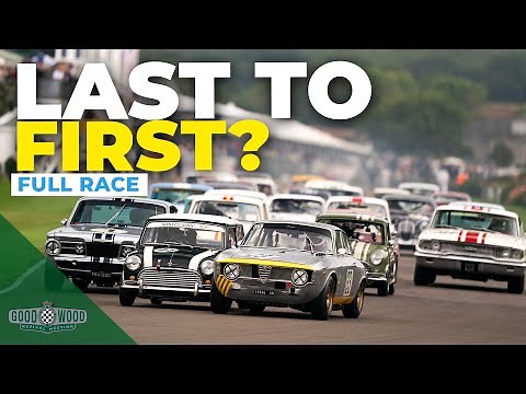 Epic little vs large fight | 2024 St Mary's Trophy Part 1 full race | Goodwood Revival