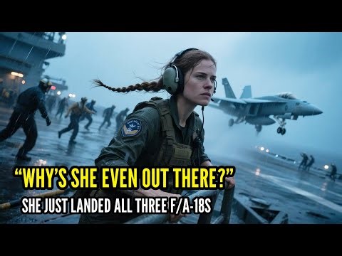 The Flight Deck Went Dark — Then She Landed Three F/A-18s in Total Darkness