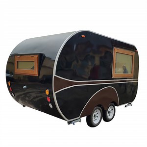 [Hot Item] Food Push Cart Breakfast Kiosk Orange Kiosk Mobile Food Kiosk Baking Equipment Mobile Ice Cream Cart