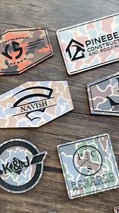 Camo Custom Vegan Leather Patches for Groups, Events, Business, Churches, Logo - Etsy