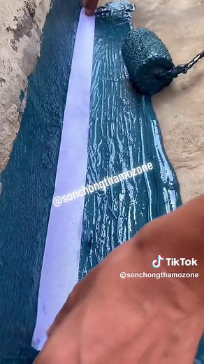 Keo chống thấm bịt kín vết nứt, khe hở góc tường - An toàn, hiệu quả, dễ sử dụng #keochongtham #chongthamozone #sonchongtham #waterproofing #ozonepaint #xh