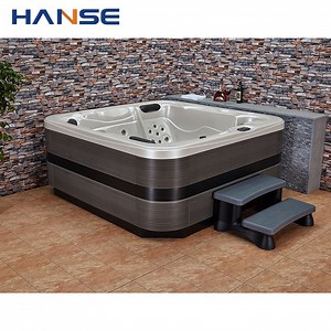 [Hot Item] Europe Balboa Control 40 Jets SPA Hot Tub 5 People Pure Acrylic Luxury Bathtub Outdoor Whirlpool SPA Massage Pool Tub