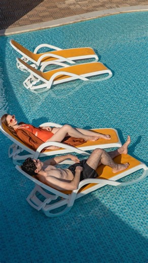 Strolling by the poolside, soaking up the sunshine, and making memories with your favorite person �Only at #LongBeachResort #Hurghada #LBR #RedSea #Egypt | Long Beach Resort