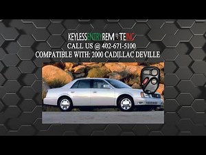 How To Replace Cadillac DeVille Key Fob Battery 2000