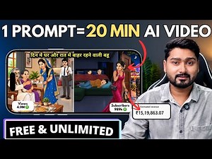 🎬 1 Prompt = 20 Minute Long AI Story Video 🤯 | 100% FREE Master Prompt Method