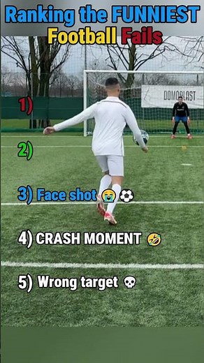 Ranking the FUNNIEST Football Fails 😂⚽| #shorts