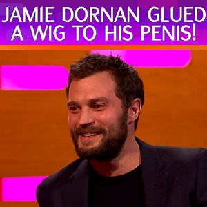 Thankfully it wasn't like that in Fifty Shades! Jamie Dornan's co-star Dakota Johnson will return as a guest this Friday! | The Graham Norton Show