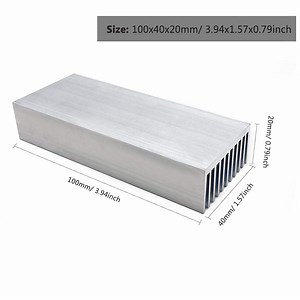 [Hot Item] Custom Heat Sink 300W Extruded Extrusion Aluminium Heatsink LED for Inspection Light