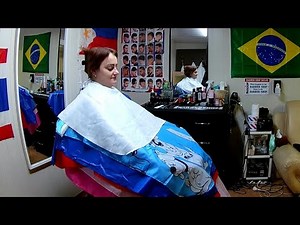 Capes princess in the barber chair✂️💈