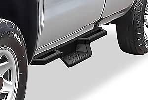 APS Aluminum Drop Steps Running Boards Compatible with Silverado Sierra Regular Cab