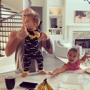 Batman meets the Macarena. #mondaymadness | Jana Kramer