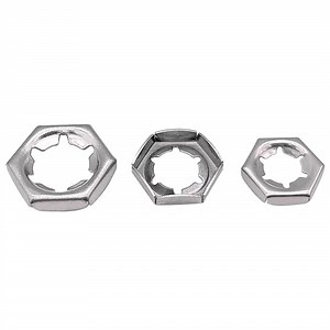 [Hot Item] M6 Stainless Steel Fastening Self-Locking Countersunk Nut Metric Thread (6 locking teeth)