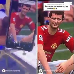 #OnThisDay in 2021, Micah Richards showed Roy Keane THAT video of his celebrations on FIFA...😂🕺 | Sky Sports