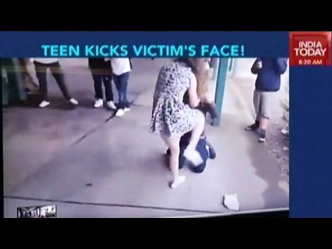 Caught On Camera: High School Girl Attacks Boy