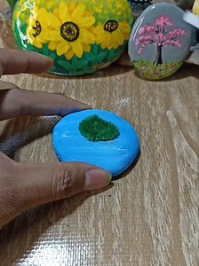Hice una tortuguita 🐢 con piedras 😱 arte con piedras #arte #canvas #art #painting #piedras | Mike Art