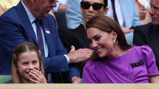 Princess Kate stepped out with her daughter, Princess Charlotte, at Wimbledon in a rare public appearance amid her battle with cancer. bit.ly/4cAxnCC | USA TODAY