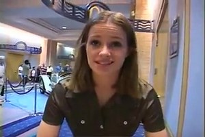 Slutty car show girl and the juicy tshirt girls