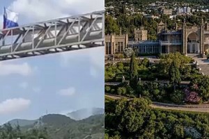 В окупованій Алупці прогриміли вибухи (відео)