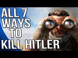 Sniper Elite 3 - ALL Seven Ways to Kill Hitler - Hunt the Grey Wolf