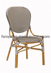 [Hot Item] Chinese Furniture Armless Design PE Rattan Chairs Outdoor Leisure Wicker Dining Chair