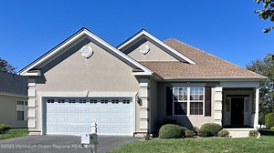 PENDING: - 4 Georgetown Court , Allentown, NJ 08501 Nestled within the serene enclave of Four Seasons at Upper Freehold 55 Adult Community, a remarkable property awaits your discovery. This beautifully appointed residence offers the perfect blend of comfort, space, and privacy, boasting 2 bedrooms, 2 baths, and a full, partially finished BASEMENT is the icing on the cake!! Ideal for your grandchildren to exercise & play or perhaps a ''man cave''! The first thing you notice as you enter the foyer