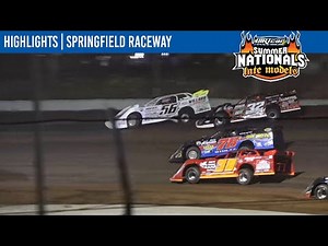 DIRTcar Summer Nationals Late Models Springfield Raceway July 22, 2021 | HIGHLIGHTS