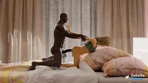 Link getting plowed behind Zelda's back [BLACKED]