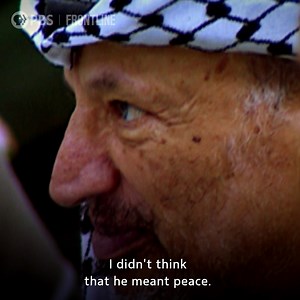 A seminal account of how the Israeli-Palestinian peace process was undone by politics and violence. A special presentation of the epic 2002 film, FRONTLINE | PBS "Shattered Dreams of Peace" airs tonight at 10 p.m. | Georgia Public Broadcasting