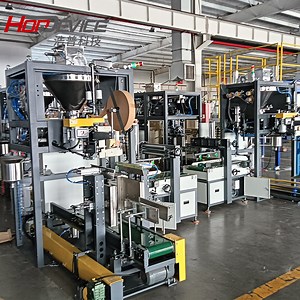 [Hot Item] Plastic Pellets Packaging Machine Automatic Wood Pellet Packing Machine with Electronic Quantitative Weight Packing Weighting Scale