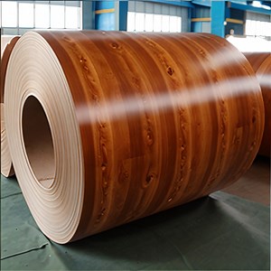 [Hot Item] Wooden Pattern Colored Metal Sheet in Rolls
