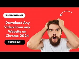 How to Download Any Video From any Website on Chrome 2024 #videodownloader