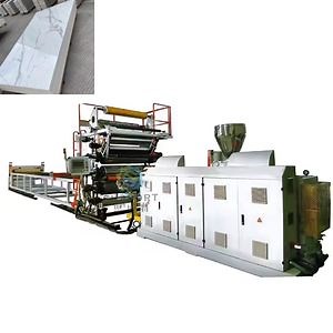[Hot Item] Artificial PVC Marble Wall Panel Plastic UV Lamination Extruder Machine