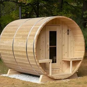 [Hot Item] Industrial Retro Sauna Room Morandi-Colored Sauna Room with Waterproof Roof