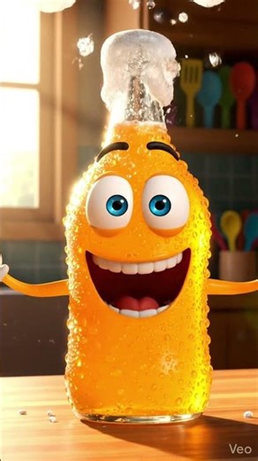 When Soda Gets Too Excited 🤯🥤 | Funny AI Animation #ai #shortvideo