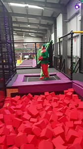 11 reactions | As promised. Our latest update This naughty duo were back in the Hangar 5 Trampoline Park & Soft Play Centre today for a visit Jolly the elf & The Grinch. | Hangar 5 Trampoline Park & Soft Play Wales | Facebook
