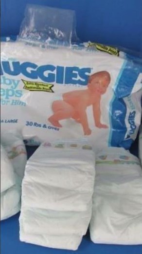 Vintage Huggies Diapers