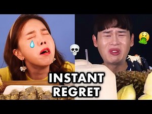 when mukbangers REGRET their food choices