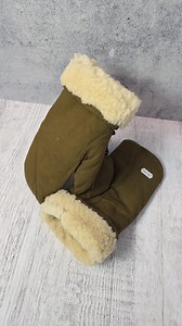 Vintage Schaffell gefütterte Handschuhe, warme Winterhandschuhe, seltenes Accessoire aus der alten Ära - Etsy.de