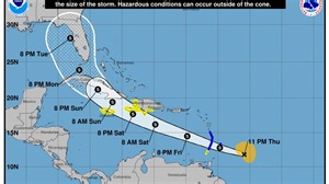 Updates: Tropical Storm Elsa gains strength. Most of Florida in its forecast cone
