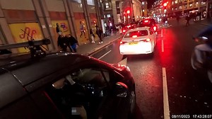 Driver filmed masturbating to porn on central London road