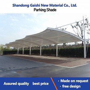 [Hot Item] Q235h Steel Structure Carport Garage PVC Cantilever Sunshade Car Shed Roof