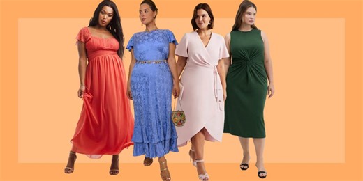 Our favourite plus size mother of the bride dresses