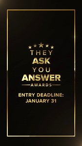 The countdown is on! ⌛ The deadline for the They Ask, You Answer...